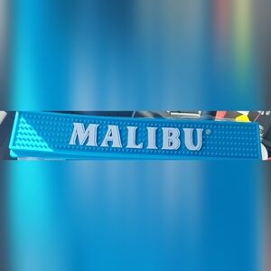 NEW MALIBU Bar Matt Blue Beer Matt